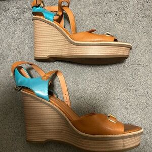 Geox Turquoise Maranta Wedge